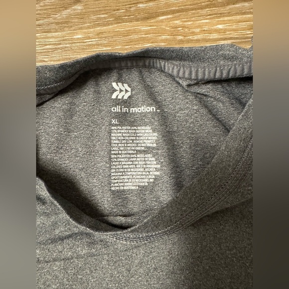 Gray Long Sleeve T Shirt All in Motion Men's Size XL Logo on Arm EUC - Picture 2 of 6